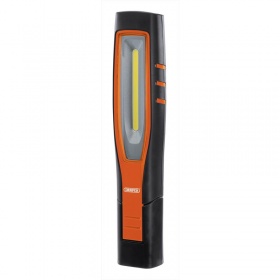 COB/SMD LED Rechargeable Inspection Lamp, 7W, 700 Lumens, Orange